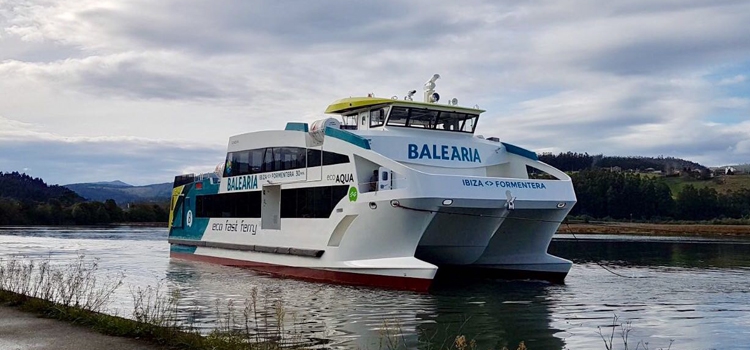 Pierwszy z czterech ekologicznych promów dla firmy Baleària już gotowy - GospodarkaMorska.pl