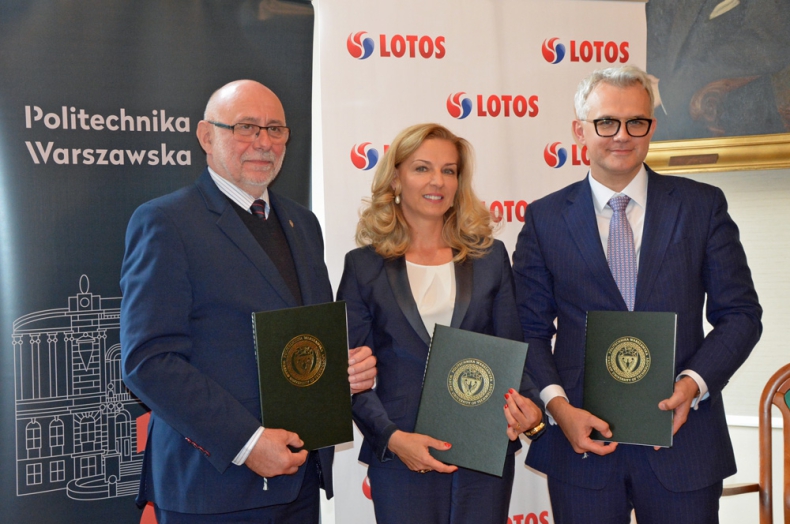 LOTOS i Politechnika Warszawska współpracują nad projektami B+R - GospodarkaMorska.pl